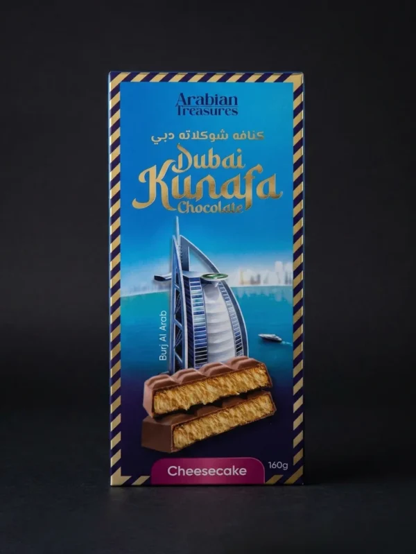 Arabian Treasures - Dubai Kunafa Chocolate (Cheesecake 160g)